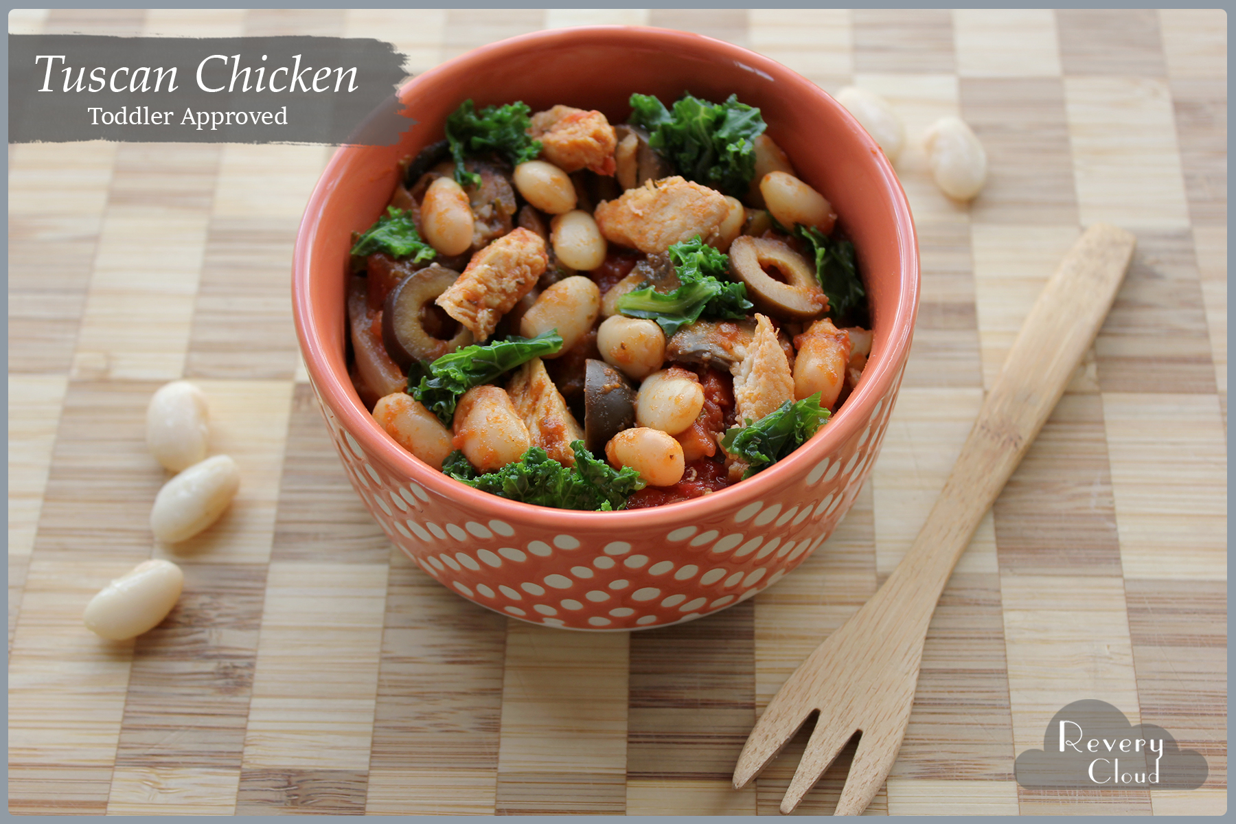 Tuscan Chicken || A one skillet protein packed flavorful dish (Toddler Approved) || www.reverycloud.com
